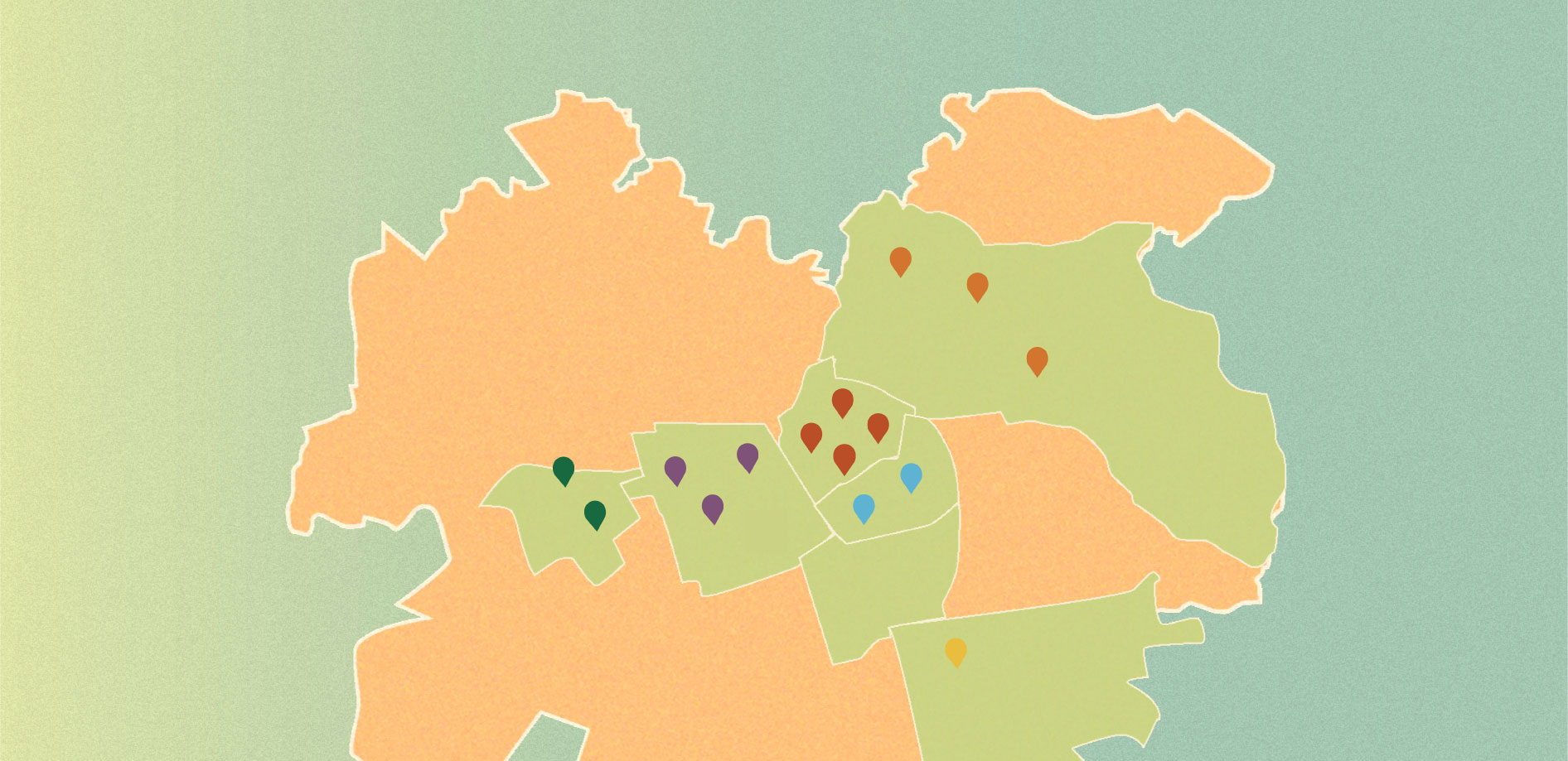 mapa de Santiago de Chile
